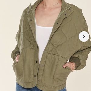 Quilted Bomber Jacket Blank NYC